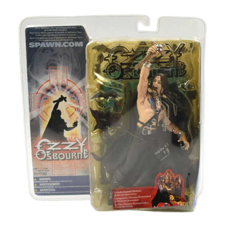 McFarlane Toys - Ozzy Osbourne Action Figure with Church Diorama - Toys & Games:Action Figures & Accessories:Action Figures