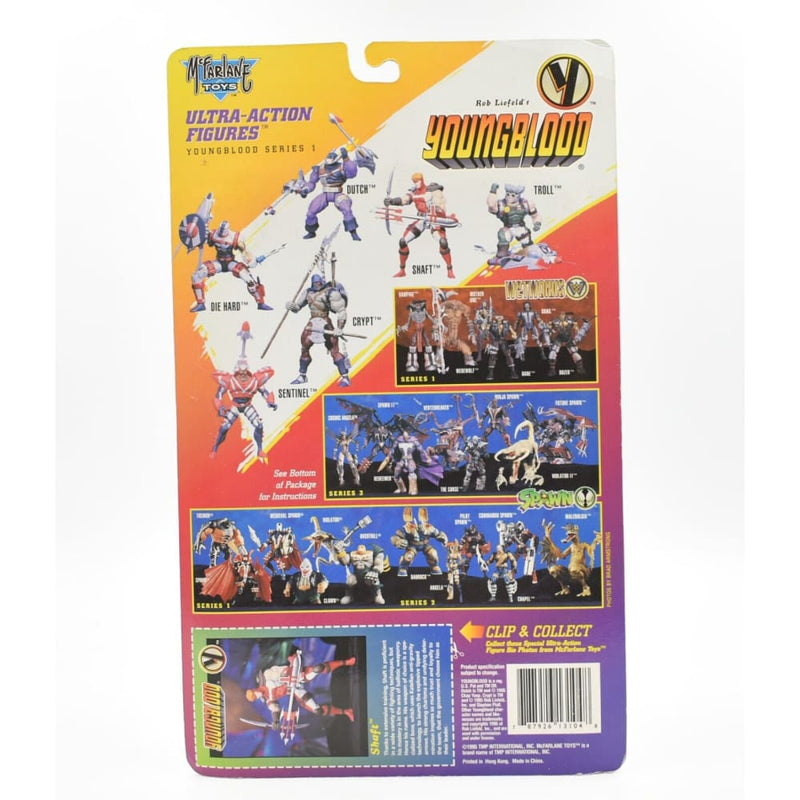 McFarlane Toys - Rob Liefeld’s Youngblood - Shaft Ultra Action Figure - Toys & Games:Action Figures & Accessories:Action Figures