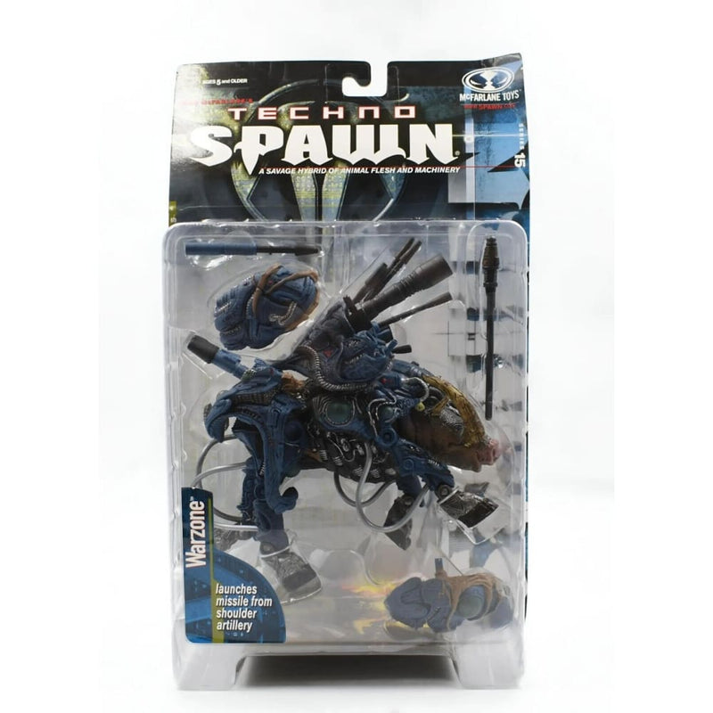 McFarlane Toys - Techno Spawn Series 15 - Warzone Action Figure - Toys & Games:Action Figures & Accessories:Action Figures