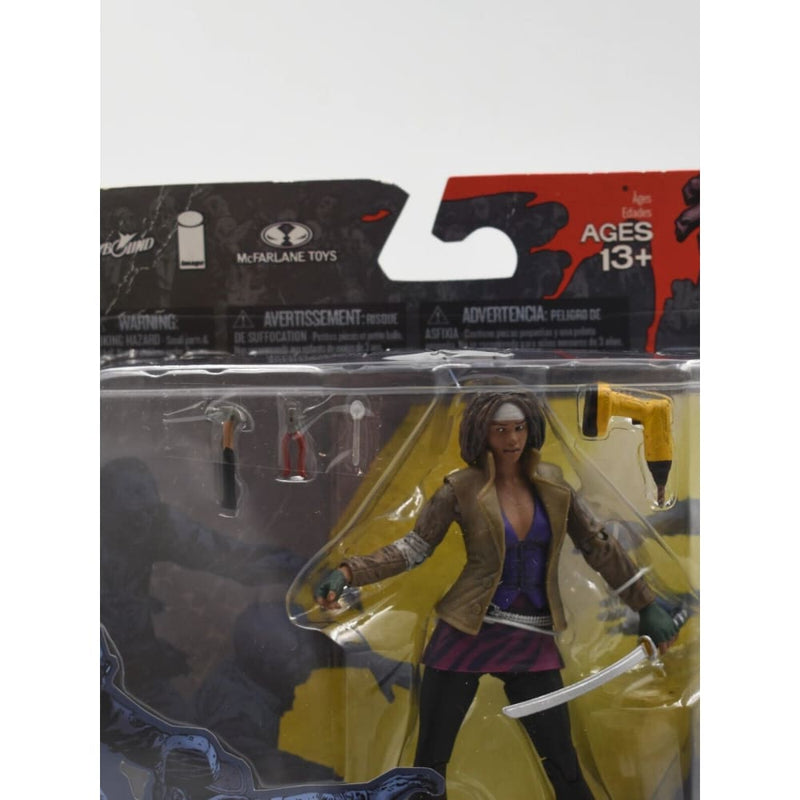 McFarlane Toys The Walking Dead Comic Book Series 1 - Michonne Action Figure - Toys & Games:Action Figures & Accessories:Action Figures