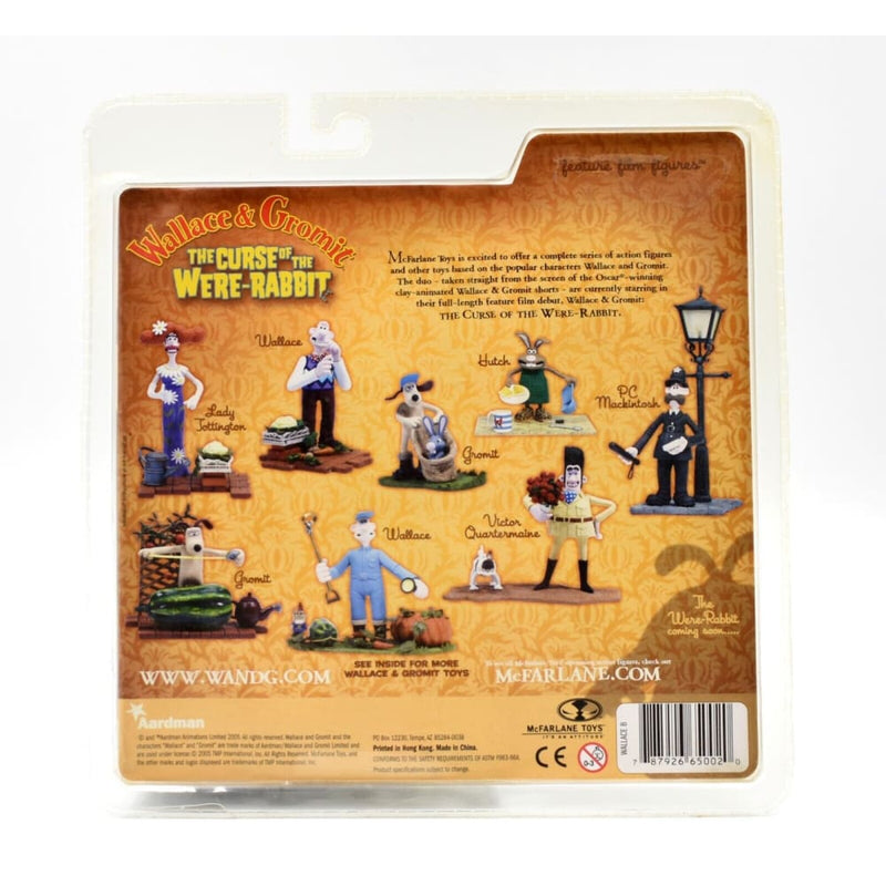 McFarlane Toys Wallace & Gromit Curse of The Were-Rabbit - Wallace (Gardening) - Toys & Games:Action Figures & Accessories:Action Figures