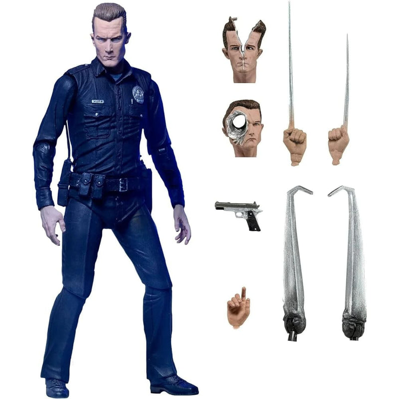 NECA - Terminator 2 Judgement Day – Ultimate T-1000 Action Figure - Toys & Games:Action Figures & Accessories:Action Figures