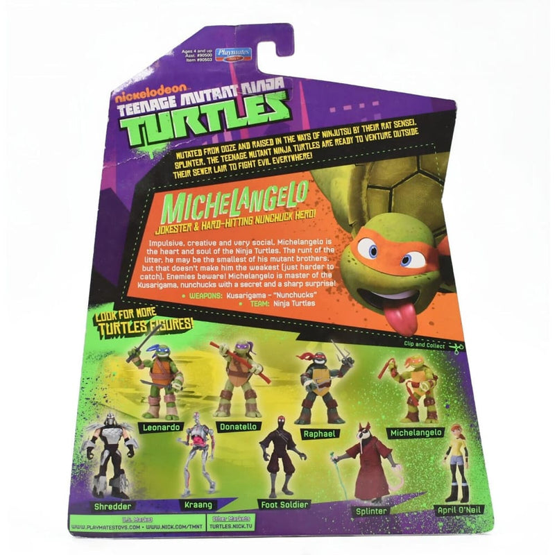 Nickelodeon Teenage Mutant Ninja Turtles - Michelangelo Jokester Action Figure - Toys & Games:Action Figures & Accessories:Action Figures