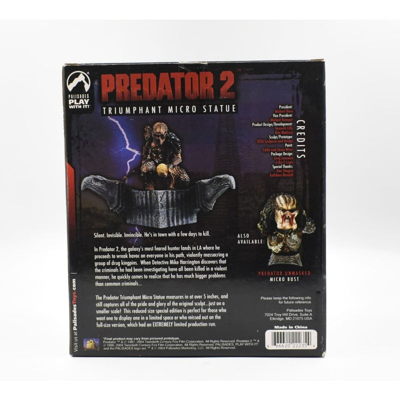 Palisades Toys - Predator 2 Triumphant Limited Edition Micro Statue - Toys & Games:Action Figures & Accessories:Action Figures