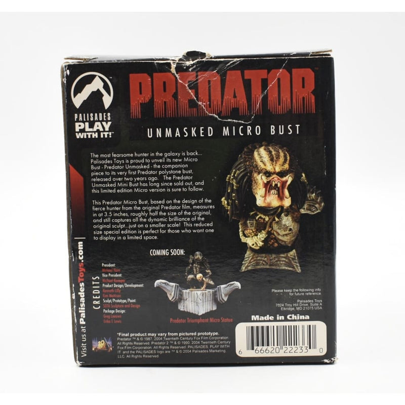 Palisades Toys - Predator - Unmasked Predator Limited Edition Micro Bust - Toys & Games:Action Figures & Accessories:Action Figures