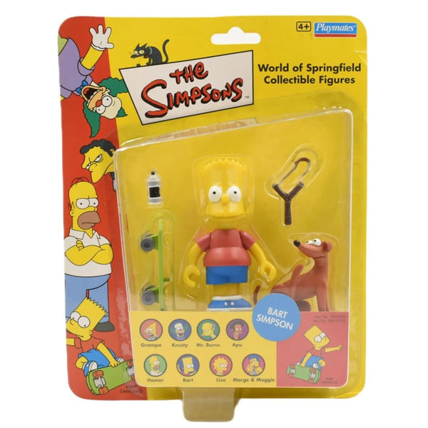 Playmates The Simpsons World of Springfield - Bart Simpson Action Figure - Toys & Games:Action Figures & Accessories:Action Figures