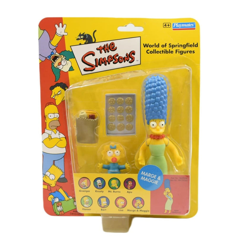 Playmates The Simpsons World of Springfield - Marge & Maggie Action Figure - Toys & Games:Action Figures & Accessories:Action Figures