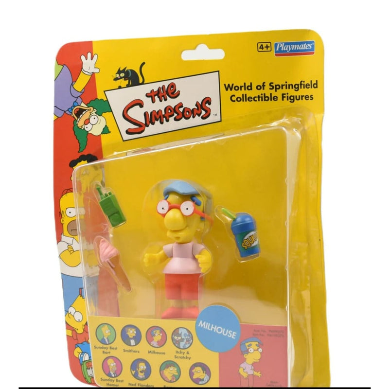 Playmates The Simpsons World of Springfield - Milhouse Action Figure - Toys & Games:Action Figures & Accessories:Action Figures