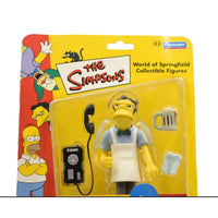 Playmates The Simpsons World of Springfield - Moe Action Figure - Toys & Games:Action Figures & Accessories:Action Figures