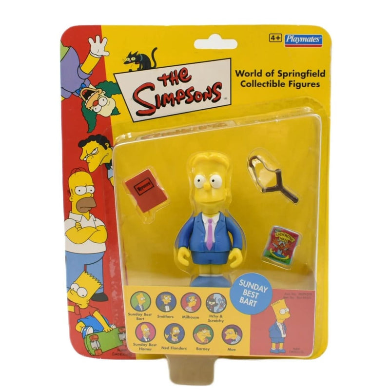 Playmates The Simpsons World of Springfield - Sunday Best Bart Action Figure - Toys & Games:Action Figures & Accessories:Action Figures