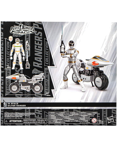 Power Rangers Lightning Collection - In Space Silver Ranger Action Figure & Bike - Toys & Games:Action Figures & Accessories:Action Figures