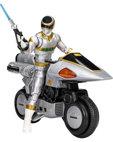 Power Rangers Lightning Collection - In Space Silver Ranger Action Figure & Bike - Toys & Games:Action Figures & Accessories:Action Figures