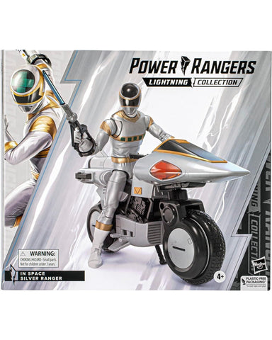 Power Rangers Lightning Collection - In Space Silver Ranger Action Figure & Bike - Toys & Games:Action Figures & Accessories:Action Figures