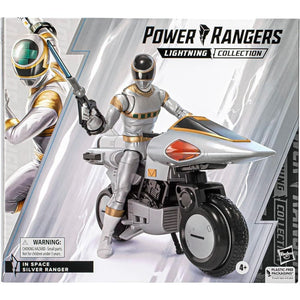 Power Rangers Lightning Collection - In Space Silver Ranger Action Figure & Bike - Toys & Games:Action Figures & Accessories:Action Figures