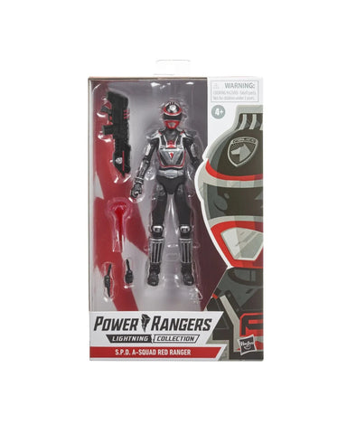 Power Rangers Lightning Collection - S.P.D. A-Squad Red Ranger 6 Action Figure - Toys & Games:Action Figures & Accessories:Action Figures