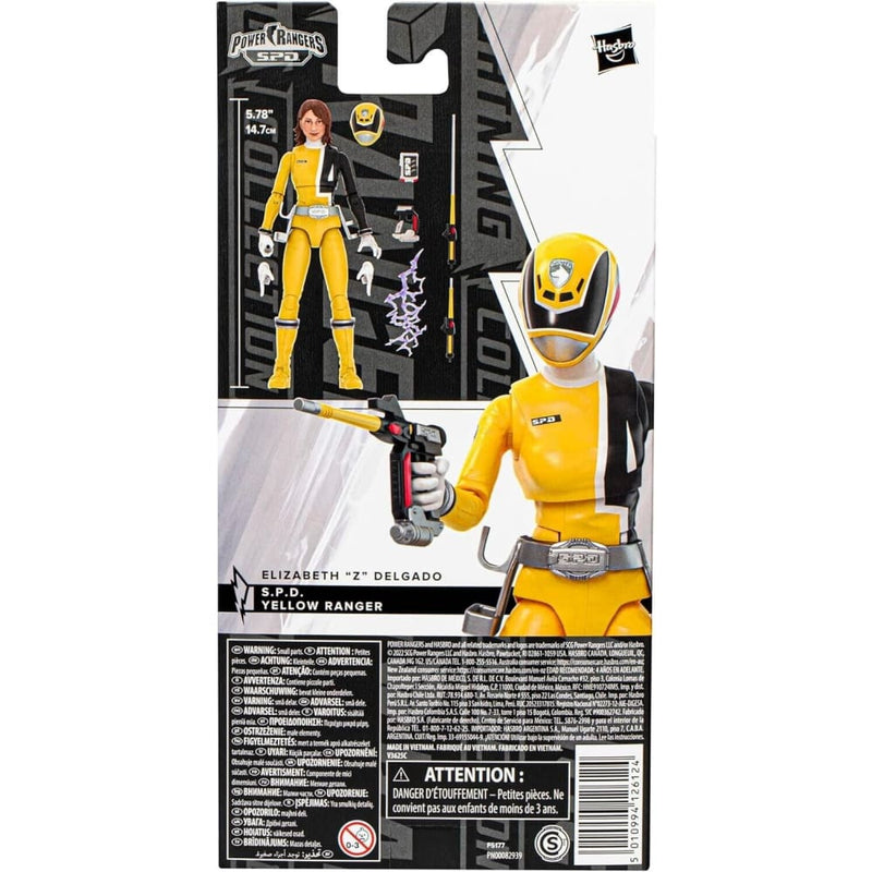 Power Rangers Lightning Collection - S.P.D. Yellow Ranger Action Figure - Toys & Games:Action Figures & Accessories:Action Figures