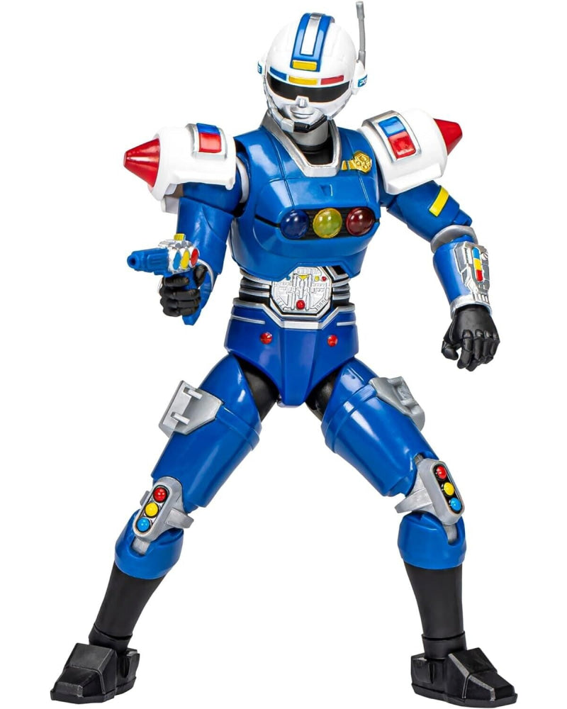 Power Rangers Lightning Collection - Turbo Blue Senturion Action Figure - Toys & Games:Action Figures & Accessories:Action Figures