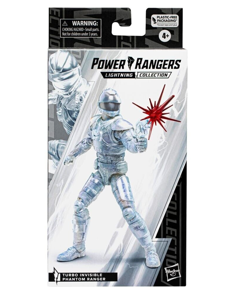 Power Rangers Lightning Collection Turbo Invisible Phantom Ranger Action Figure - Toys & Games:Action Figures & Accessories:Action Figures