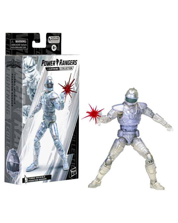 Power Rangers Lightning Collection Turbo Invisible Phantom Ranger Action Figure - Toys & Games:Action Figures & Accessories:Action Figures