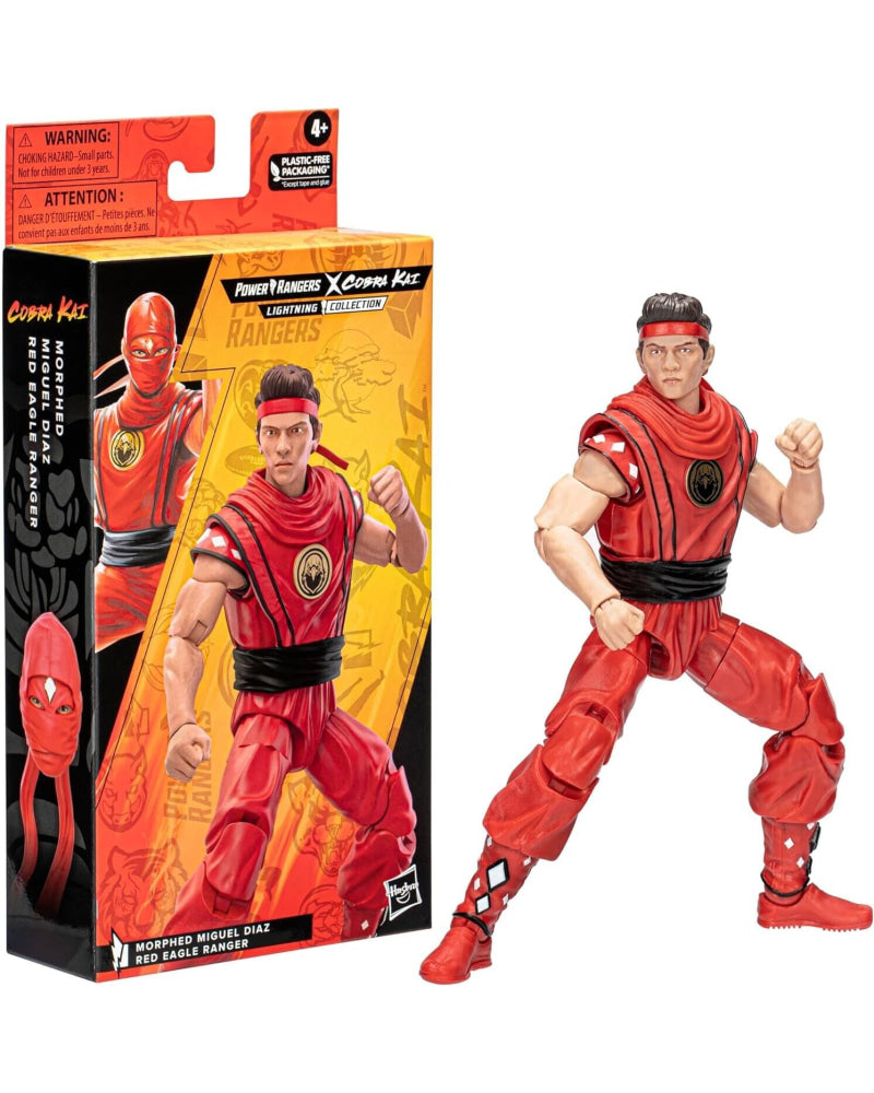 Power Rangers x Cobra Kai Lightning Collection - Morphed Miguel Diaz Red Ranger - Toys & Games:Action Figures & Accessories:Action Figures