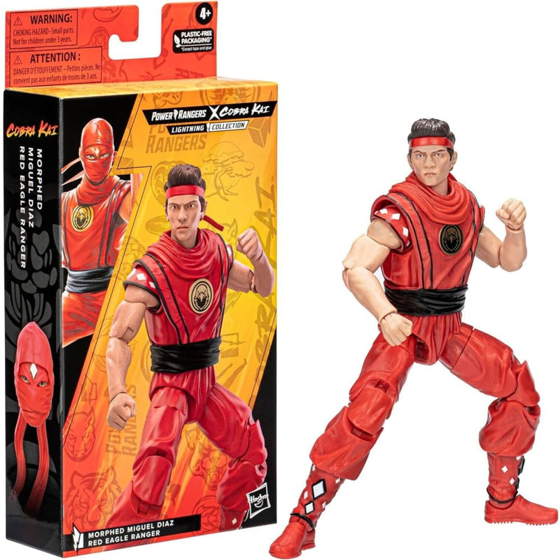 Power Rangers x Cobra Kai Lightning Collection - Morphed Miguel Diaz Red Ranger - Toys & Games:Action Figures & Accessories:Action Figures