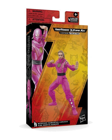 Power Rangers x Cobra Kai Lightning Collection - Morphed Samantha LaRusso Pink Mantis Ranger Figure - Toys & Games:Action Figures &