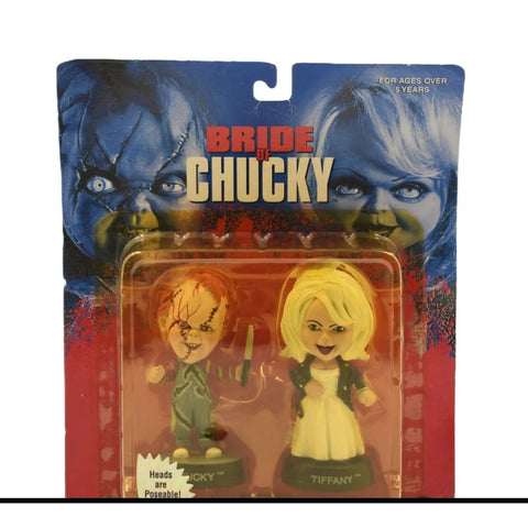 Sideshow Toys - Bride of Chucky - Chucky & Tiffany Little Big Heads Figurine Set - Toys & Games:Action Figures & Accessories:Action Figures