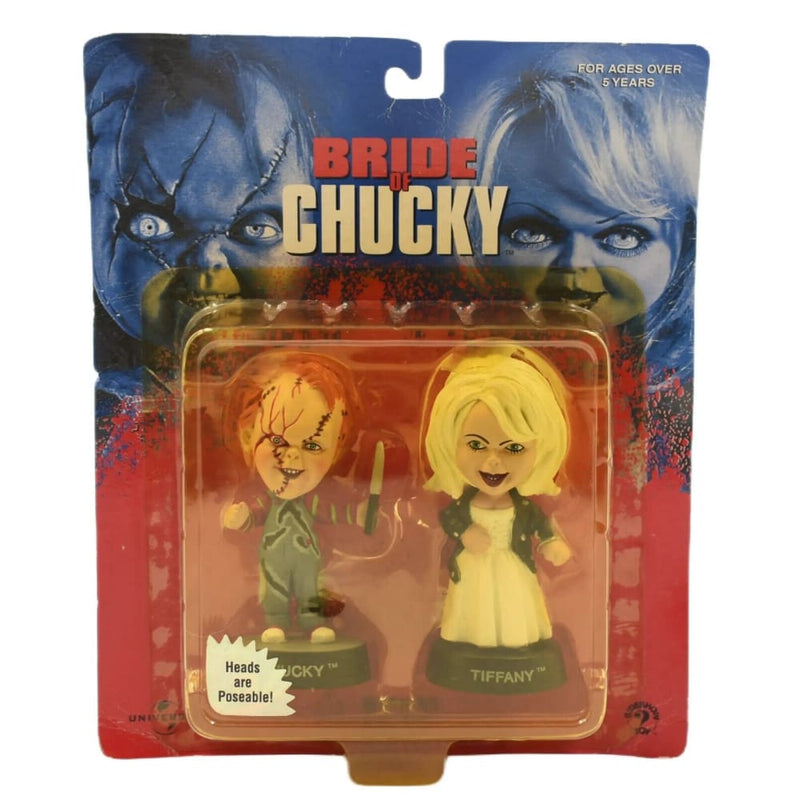 Sideshow Toys - Bride of Chucky - Chucky & Tiffany Little Big Heads Figurine Set - Toys & Games:Action Figures & Accessories:Action Figures