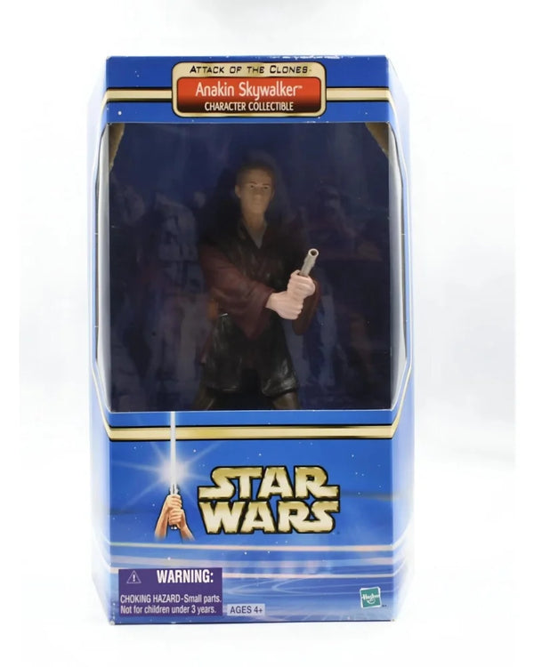 Star Wars Attack of The Clones Character Collectible Anakin Skywalker 12’’ Figure - Toys & Games:Action Figures & Accessories:Action Figures