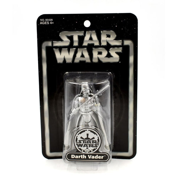 Star Wars 2004 Silver Edition - Darth Vader Action Figure - Toys & Games:Action Figures & Accessories:Action Figures