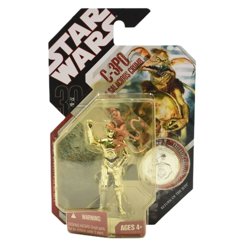 Star Wars 30th Anniversary - C-3PO & Salacious Crumb Action Figure - Toys & Games:Action Figures & Accessories:Action Figures