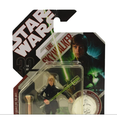 Star Wars 30th Anniversary - Luke Skywalker (Jedi Knight) Action Figure - Toys & Games:Action Figures & Accessories:Action Figures