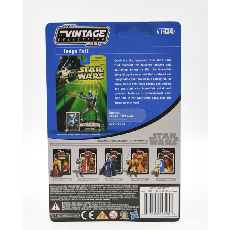 Star Wars AOTC The Vintage Collection - Jango Fett Action Figure VC34 - Toys & Games:Action Figures & Accessories:Action Figures