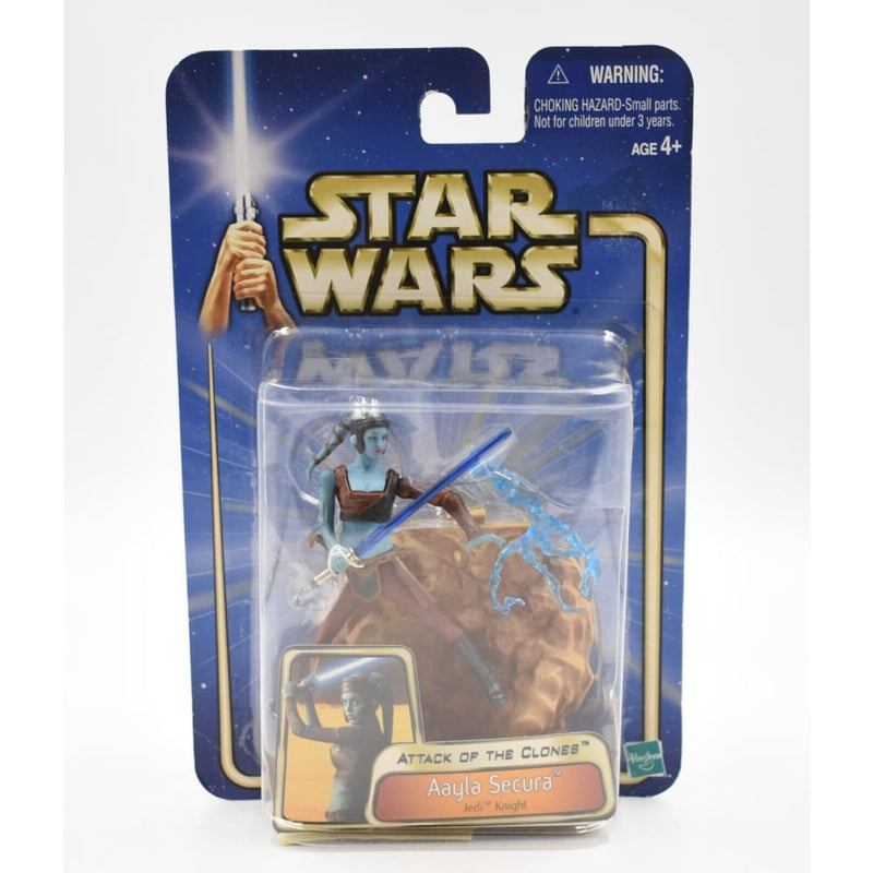 Star Wars Attack of The Clones - Aayla Secura (Jedi Knight) Action Figure - Toys & Games:Action Figures & Accessories:Action Figures