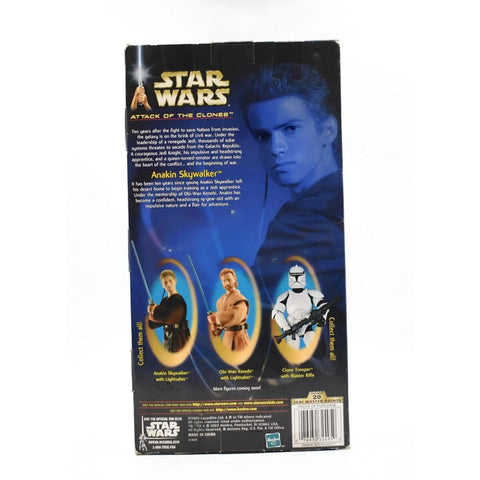 Star Wars Attack of The Clones - Anakin Skywalker 12’’ Scale Action Figure - Toys & Games:Action Figures & Accessories:Action Figures