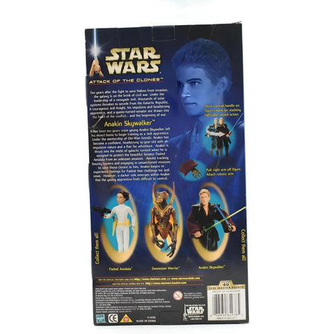 Star Wars Attack of The Clones Anakin Skywalker w/ Robotic Arm 12’’ Action Figure - Toys & Games:Action Figures & Accessories:Action Figures