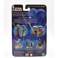 Star Wars Attack of The Clones - Ashla & Jempa (Jedi Padawans) Action Figure Set - Toys & Games:Action Figures & Accessories:Action Figures