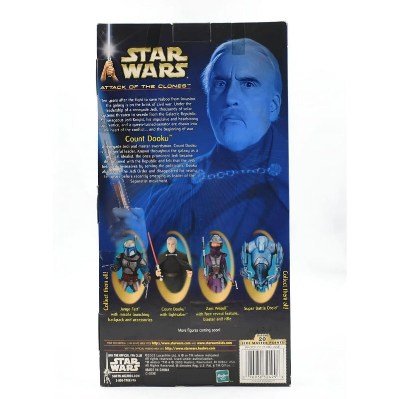 Star Wars Attack of The Clones - Count Dooku 12’’ Action Figure - Toys & Games:Action Figures & Accessories:Action Figures