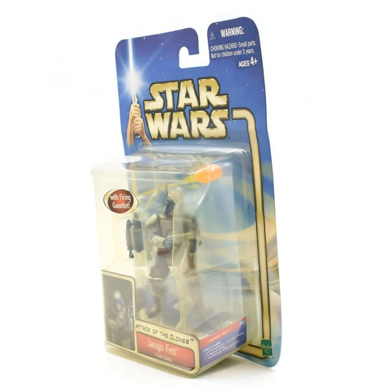 Star Wars Attack of The Clones - Jango Fett (Final Battle) Action Figure - Toys & Games:Action Figures & Accessories:Action Figures