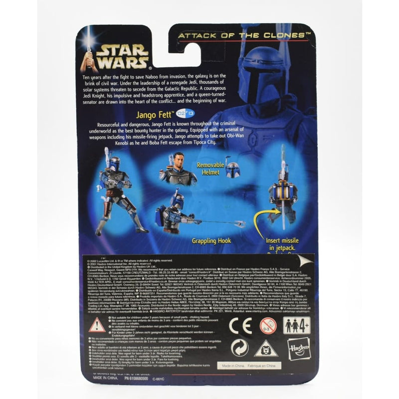 Star Wars Attack of The Clones - Jango Fett (Kamino Escape) Action Figure - Toys & Games:Action Figures & Accessories:Action Figures