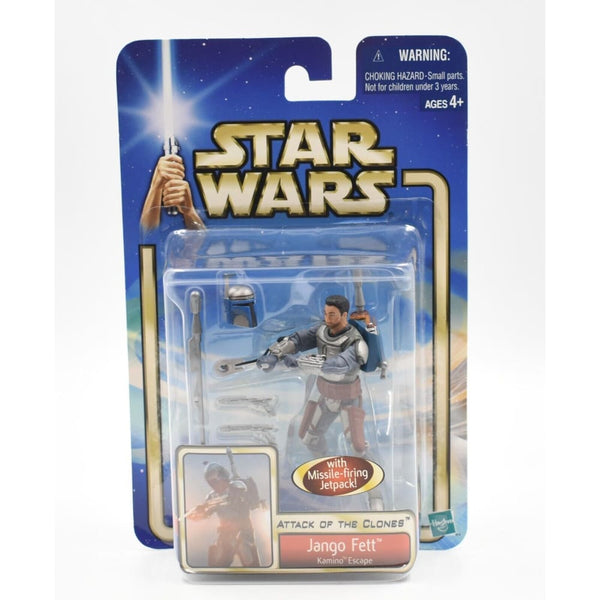 Star Wars Attack of The Clones - Jango Fett (Kamino Escape) Action Figure - Toys & Games:Action Figures & Accessories:Action Figures