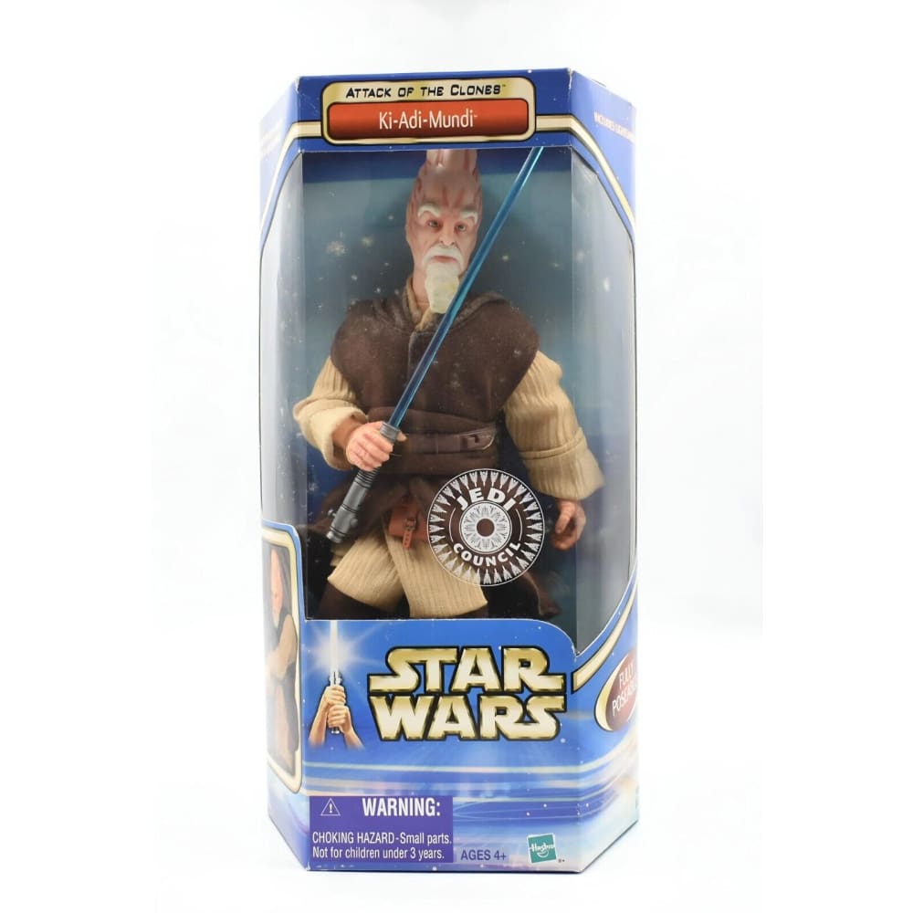 Star Wars Attack of The Clones - Jedi Council Ki-Adi-Mundi 12’’ Action Figure - Toys & Games:Action Figures & Accessories:Action Figures