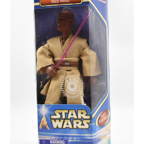 Star Wars Attack of The Clones - Jedi Council Mace Windu 12’’ Action Figure - Toys & Games:Action Figures & Accessories:Action Figures