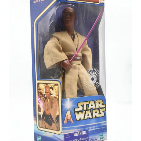 Star Wars Attack of The Clones - Jedi Council Mace Windu 12’’ Action Figure - Toys & Games:Action Figures & Accessories:Action Figures