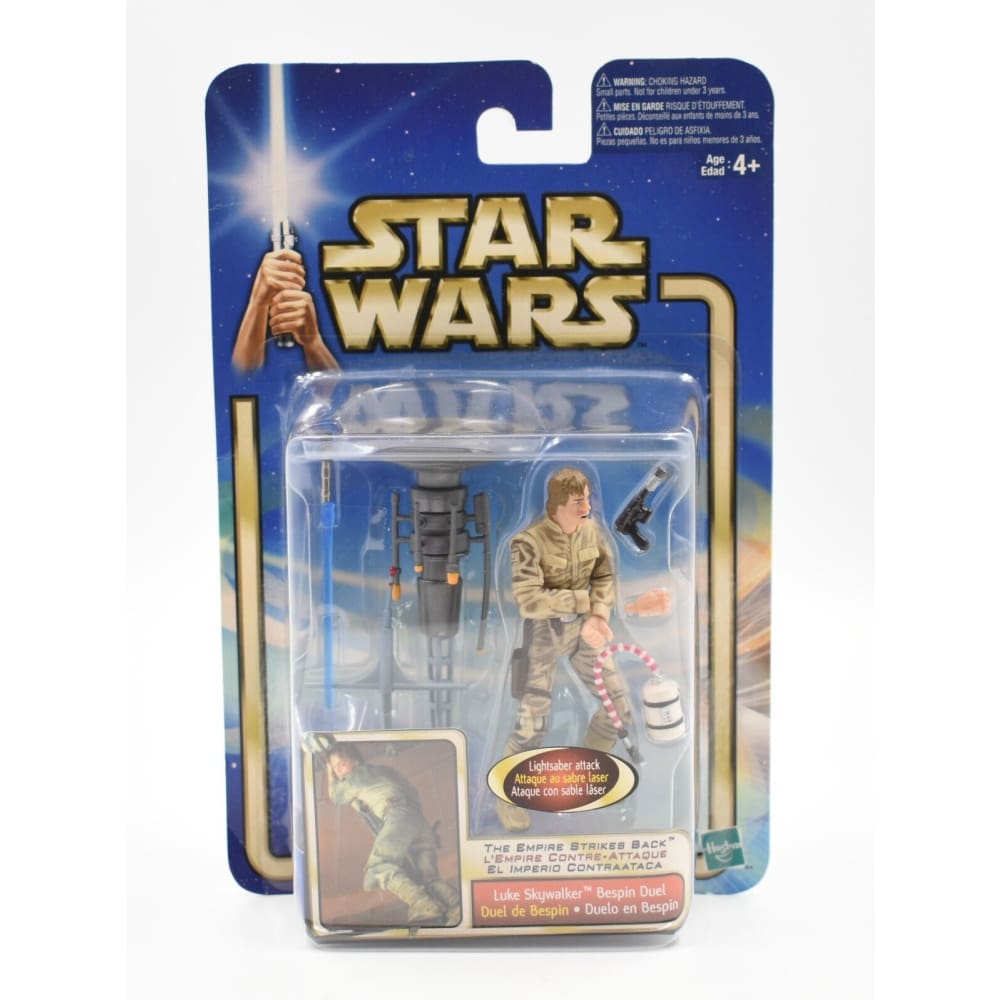 Star Wars Attack of The Clones - Luke Skywalker (Bespin Duel) Action Figure - Toys & Games:Action Figures & Accessories:Action Figures