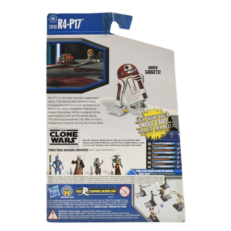 Star Wars Clone Wars - R4-P17 (Astro Droid) Action Figure - CW30 - Toys & Games:Action Figures & Accessories:Action Figures