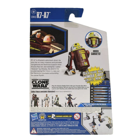 Star Wars Clone Wars - R7-A7 (Astro Droid) Action Figure - CW43 - Toys & Games:Action Figures & Accessories:Action Figures