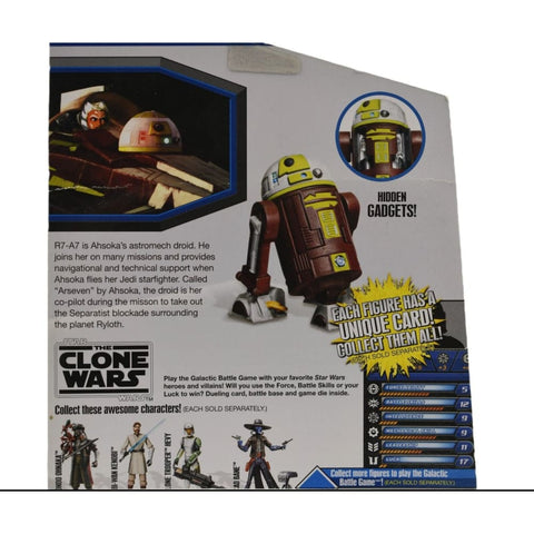 Star Wars Clone Wars - R7-A7 (Astro Droid) Action Figure - CW43 - Toys & Games:Action Figures & Accessories:Action Figures