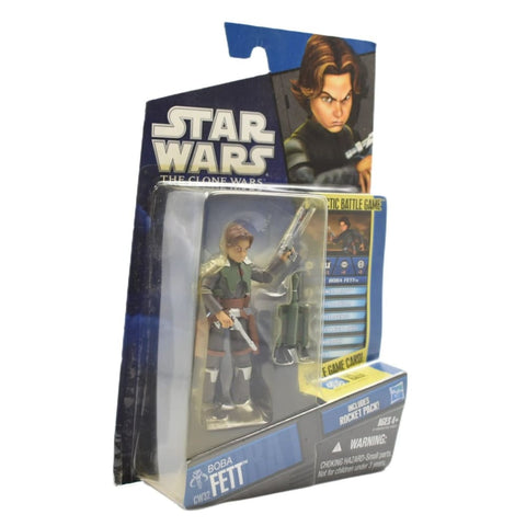 Star Wars Clone Wars - Young Boba Fett Action Figure - CW32 - Toys & Games:Action Figures & Accessories:Action Figures