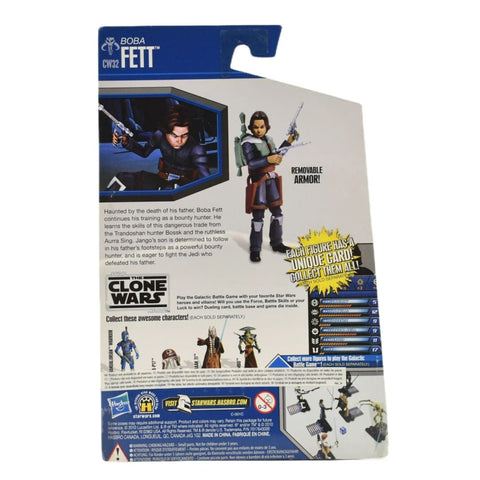 Star Wars Clone Wars - Young Boba Fett Action Figure - CW32 - Toys & Games:Action Figures & Accessories:Action Figures